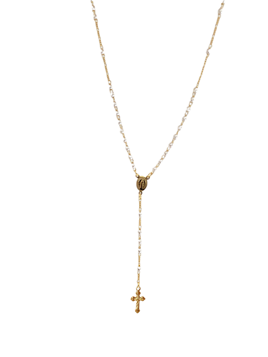 Pearl Rosario Necklace